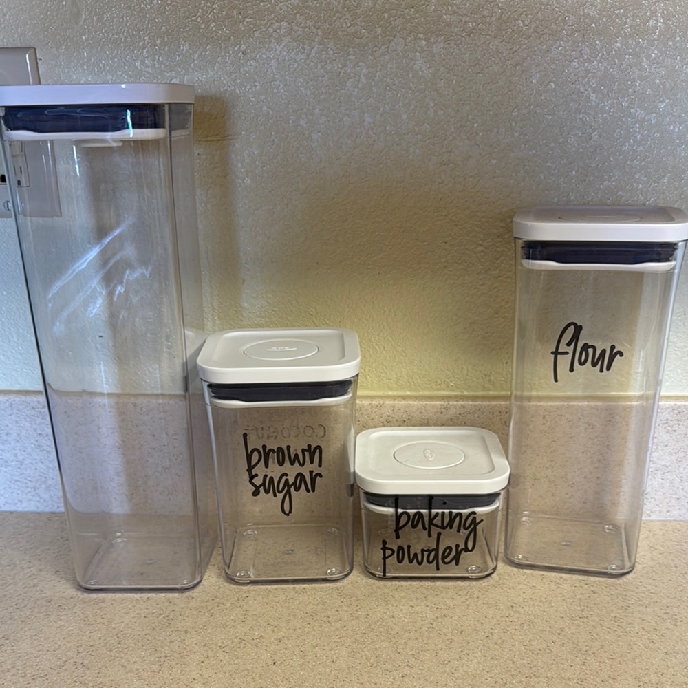 Airtight Kitchen Storage Container Set - 4 OXO brand